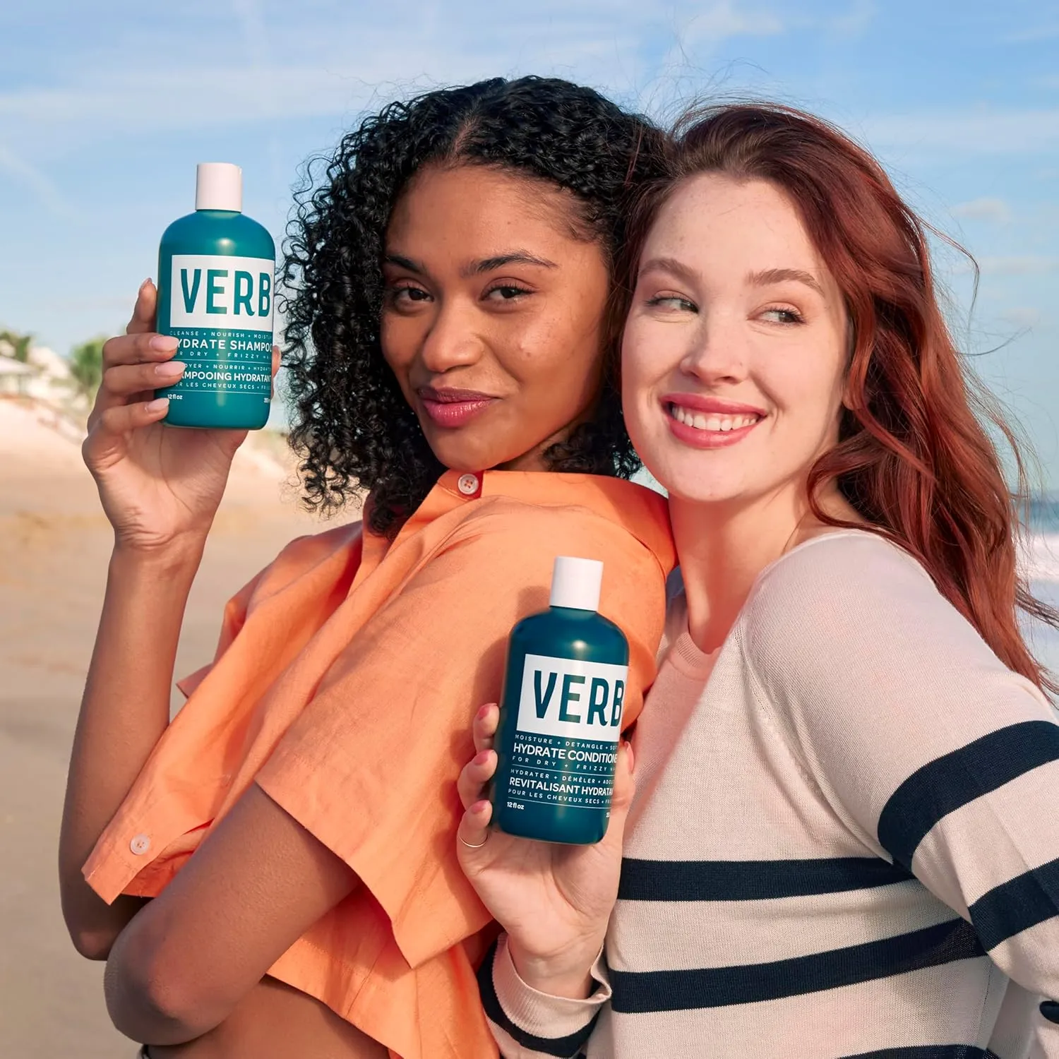 VERB Hydrate Shampoo - Cleanse Dry   Frizzy Hair - Smooth   Reduce Frizz - Amber   Warm Jasmine Scent