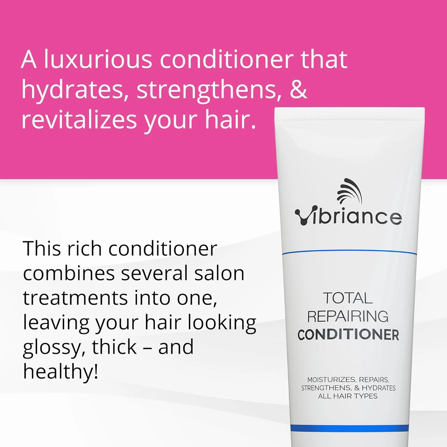 Vibriance Total Repairing Conditioner - Thickening Biotin Conditioner for Aging Hair for Women and Men - For Thinning Hair, Dry Scalp
