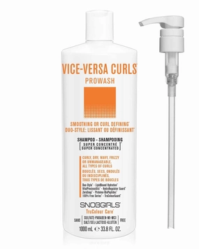VICE-VERSA CURLS Prowash Vegan Hair Shampoo & Pump