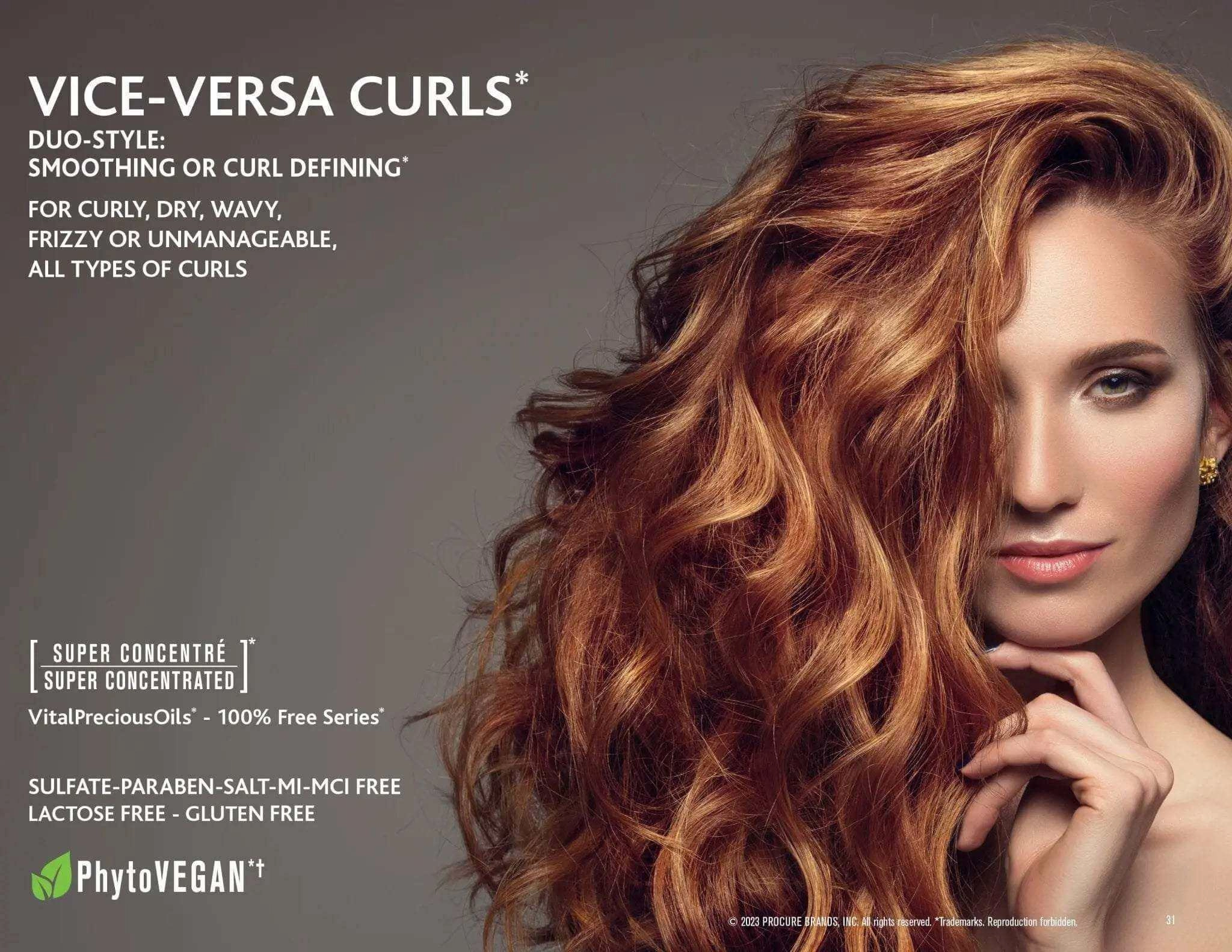VICE-VERSA CURLS Prowash Vegan Hair Shampoo & Pump