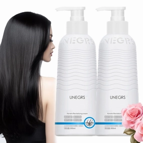 Visulong Keratin Revitalizing Cream, Ungers Keratin Revitalizing Cream for Hair, Keratin Boost Awakening Hair, Consolidate, Deeply Moisturizing Smoothing (2)