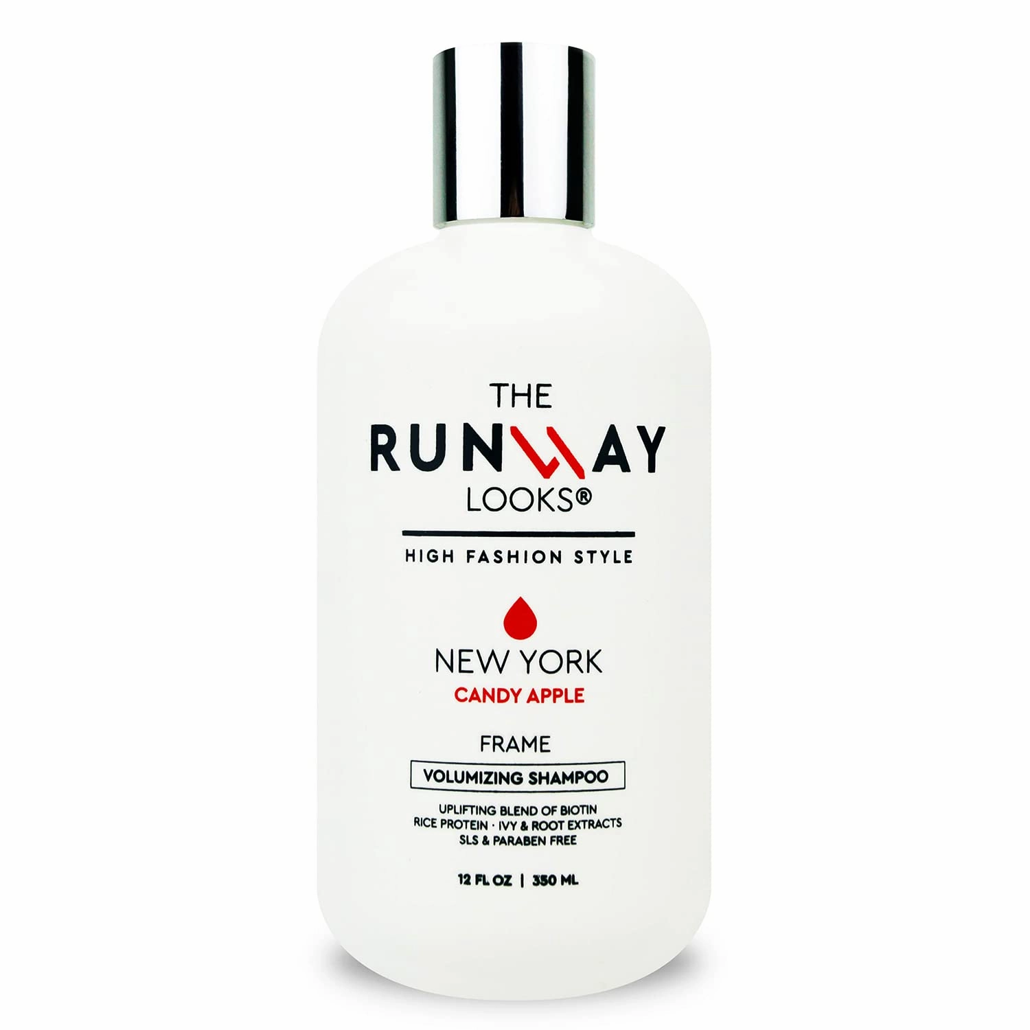 Volumizing Shampoo, Rice Protein, Instant Volume, Body and Thickness, For All Hair Types, SLS & Paraben Free (12oz)