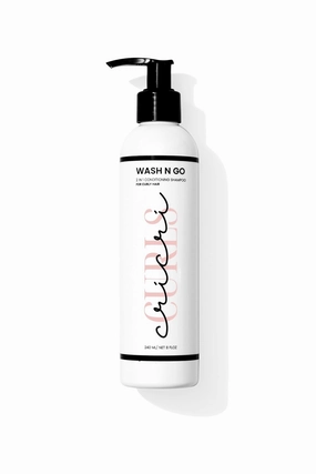 Wash N Go 2-in-1 Conditioning Shampoo & Conditioner for Curly Hair, Paraben free, Sulfate free, 8 fl oz