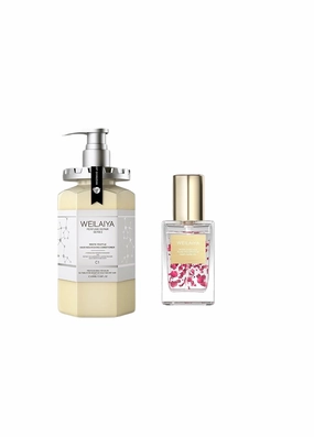 Weilaiya Rose Essence Pure Fragrance Hair Care Oil & Conditioner set