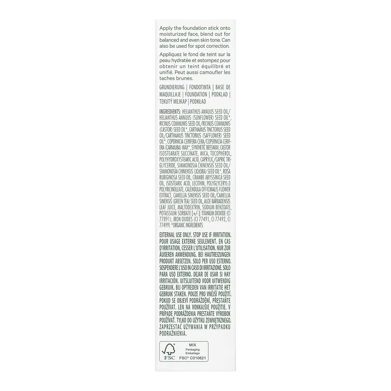 Well People Bio Stick Foundation, Creamy, Multi-use, Hydrating Foundation For Glowing Skin, Creates A Natural, Satin Finish, Vegan & Cruelty-free, 4C