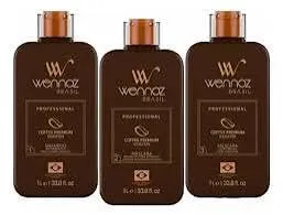 Wennoz Coffee Premium Kit Keratin Progressive All Liss 3 Steps 33.81 Fl. Oz (HONMA TOKYO)