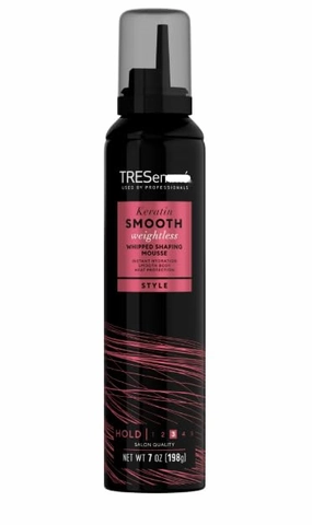 Whipped Shaping Mousse Keratin Smooth for Instant Hydration Weightless, 7 oz (1 Pack, Packaging May Vary)