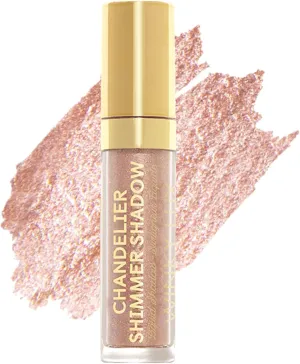 Winky Lux Chandelier Shimmer Shadow, Glitter, Cream & Liquid Eyeshadow, Rose Gold, Rolly