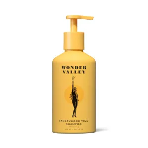 WONDER VALLEY - Sandalwood Yuzu Shampoo | Vegan, Cruelty-Free, Sulfate-Free | Hydrates, Strengthens, and Boosts Volume (10.1 fl oz | 300 ml)
