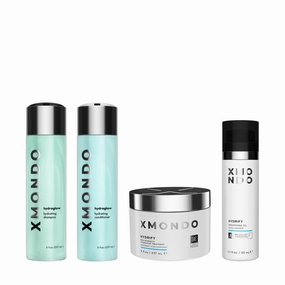 XMONDO Hair Wash Day Kit for Dry Hair | Hydrate and Nourish Hair with Argan Oil, Baobab Oil, Hyaluronic Acid, and Shea Butter