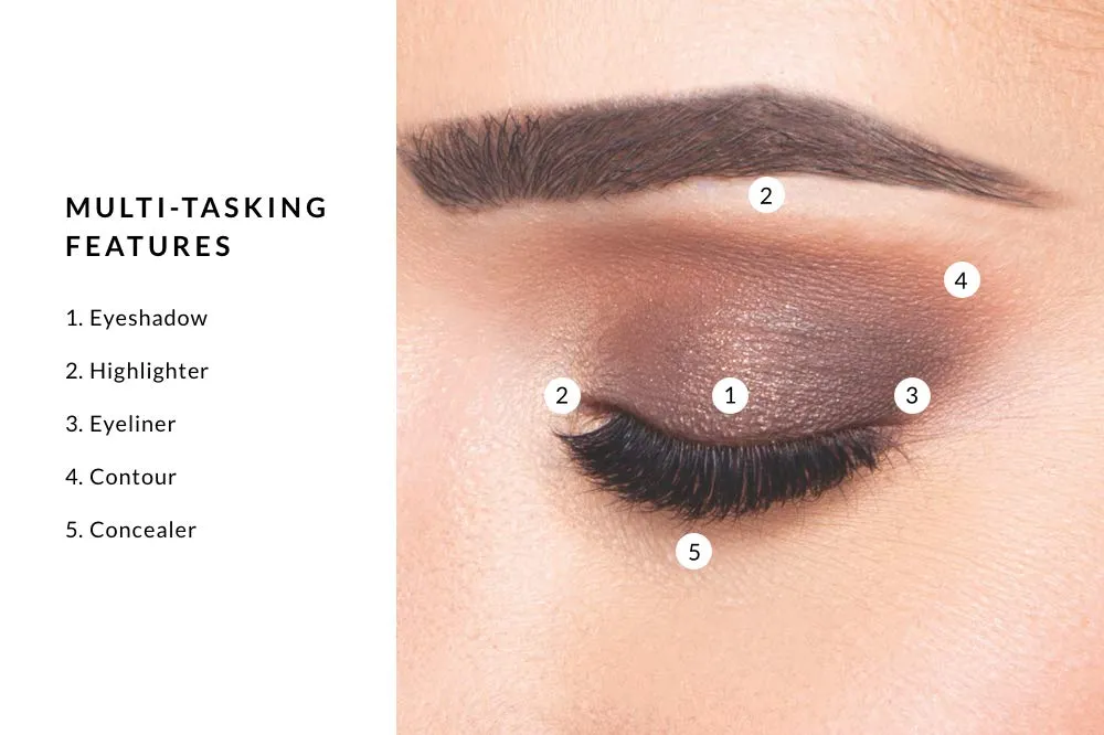 Xtreme Lashes Glideshadow Long Lasting Eyeshadow Stick, Cream to Powder - Compatible with Eyelash Extensions - No Powdery Fallout or Buildup Along Lash Line