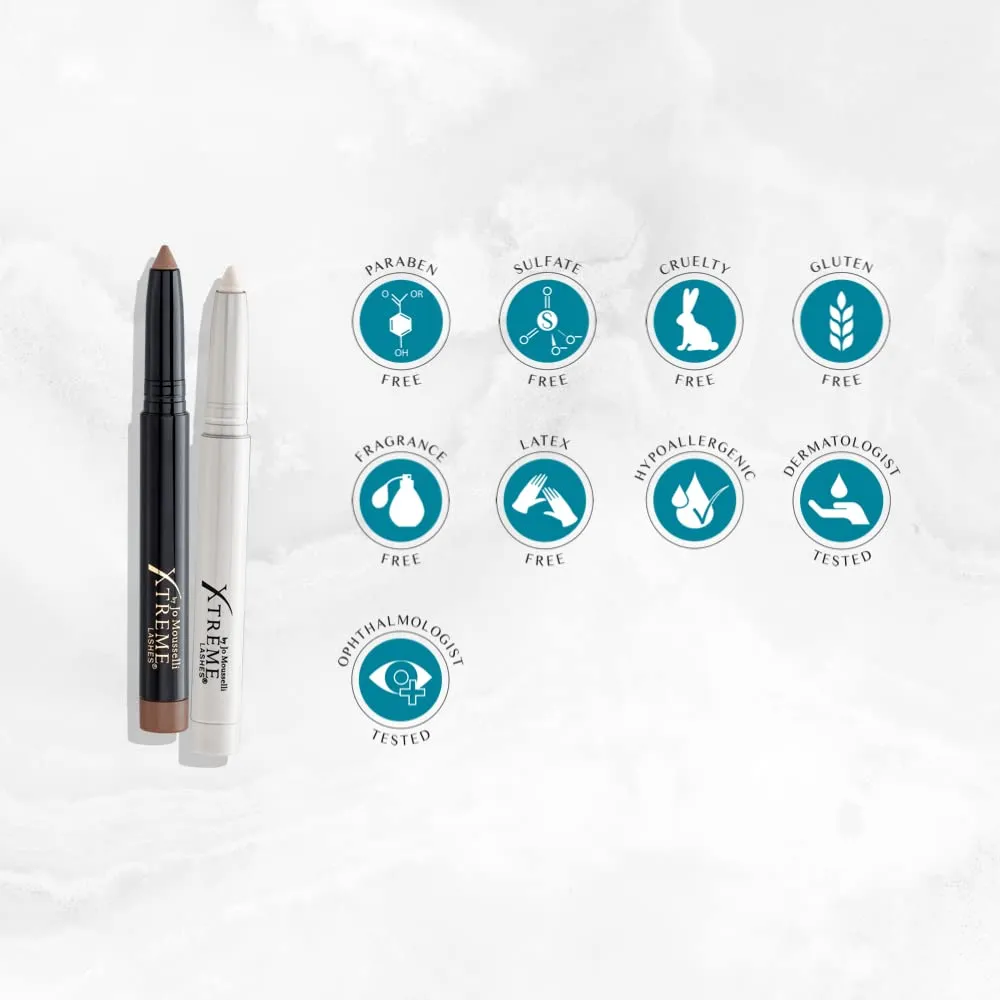 Xtreme Lashes Glideshadow Long Lasting Eyeshadow Stick, Cream to Powder - Compatible with Eyelash Extensions - No Powdery Fallout or Buildup Along Lash Line