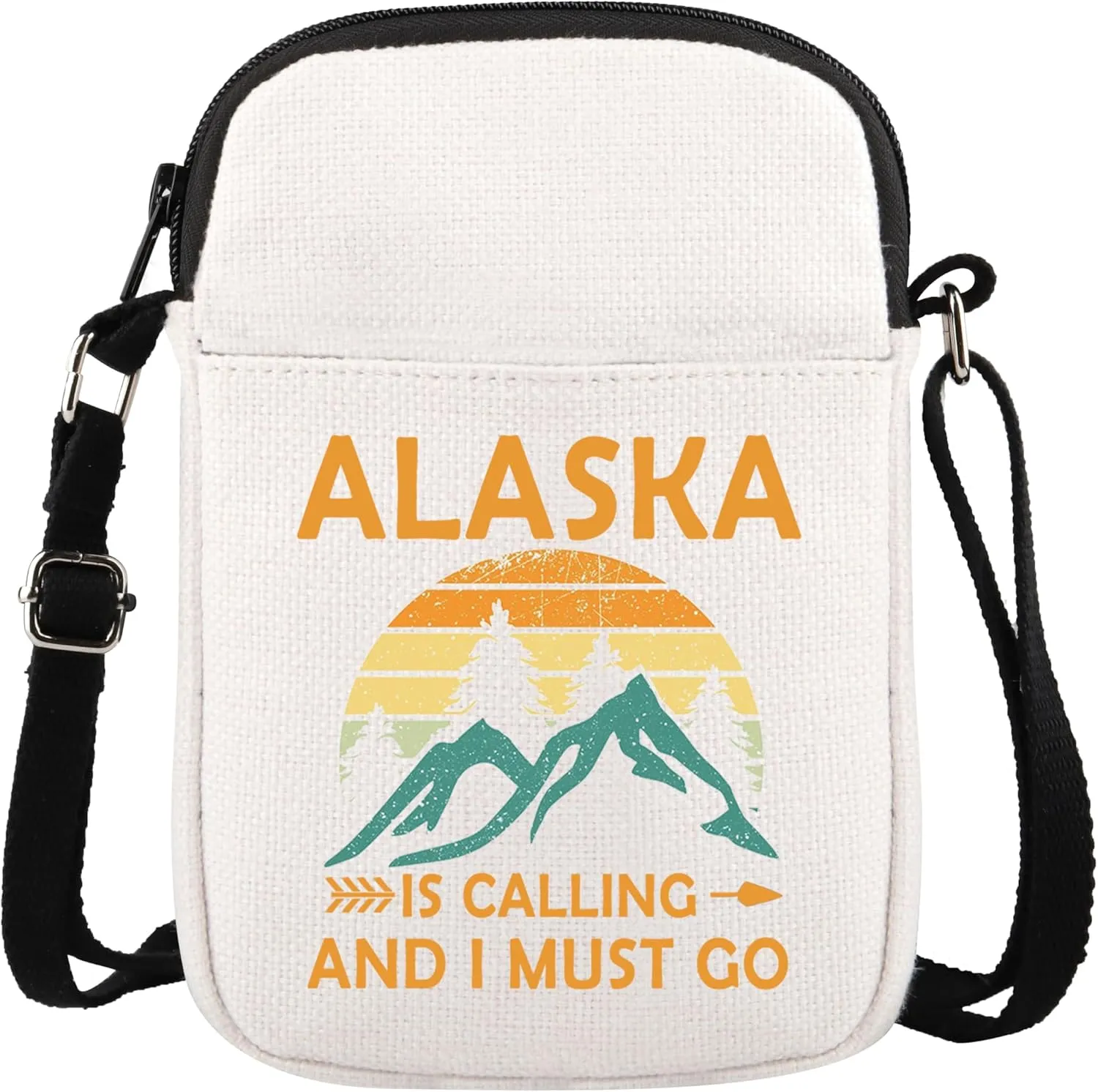XYANFA Alaska Is Calling Makeup Bag - Cruise Travel Souvenirs, Alaskan Vacation Gift