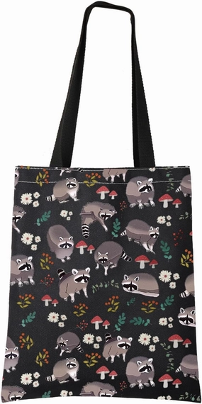 XYANFA Raccoon Themed Makeup Bag - Trash Panda Gift with Zipper Pouch