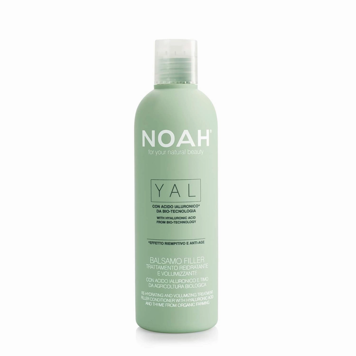 Yal Deep Hydrating Conditioner with Hyaluronic Acid and Thyme for Hair - Organic, Sulfate Free, Anti Frizz, Volumizing, Anti Aging, Detangling Conditioner - 8.5 fl.oz (250 ml)