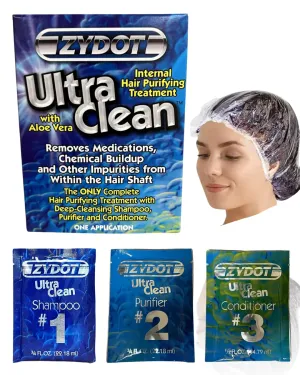 Zydot Ultra Clean Shampoo Kit for Detoxing and Cleansing Hair Folicle. Detox Cleanse with Toxin Removal